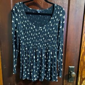 American Eagle Babydoll Top